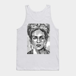 Frida Kahlo Black and White 6 Tank Top